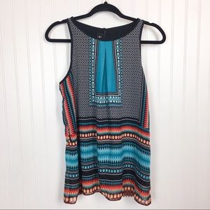 3/$20 Flowy Tribal Color Tank Top